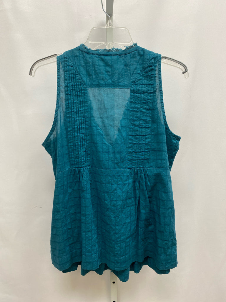 maeve Size Small Teal Sleeveless Top