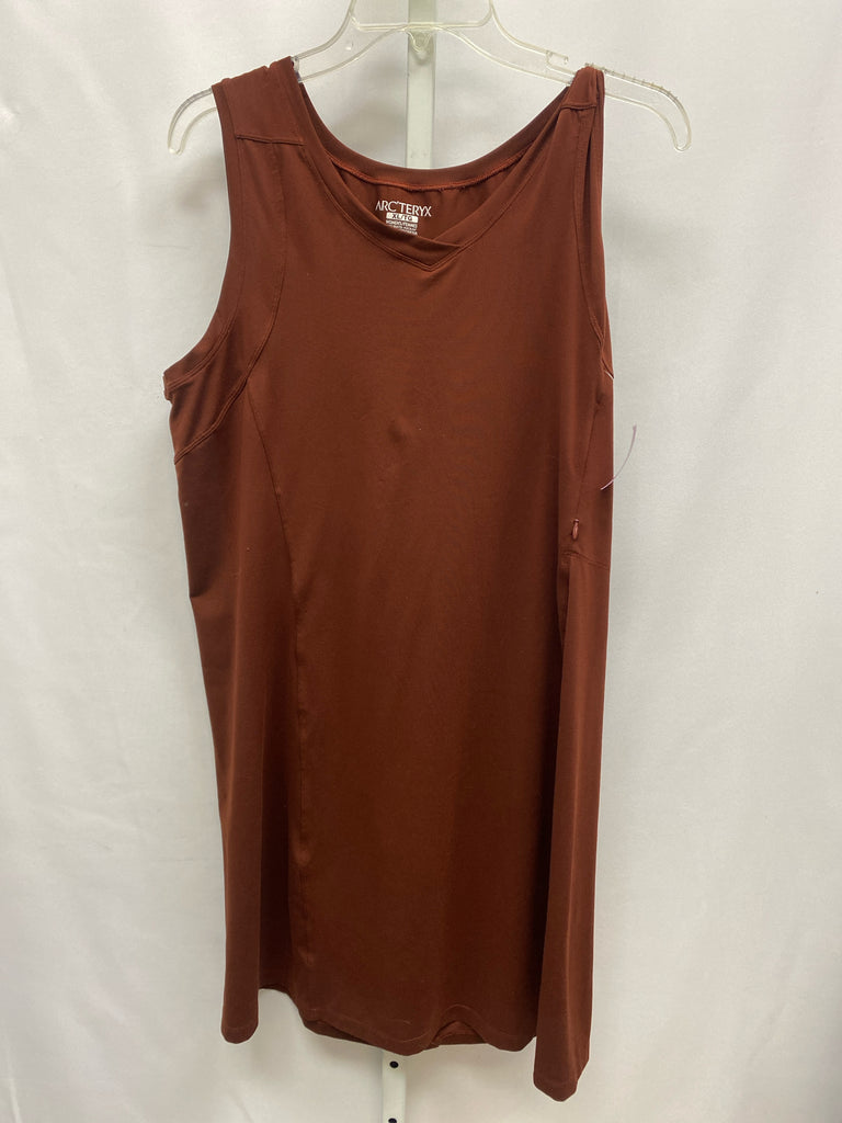 Size XL Rust Sleeveless Dress