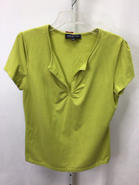 Jones New York Size XL Lime Short Sleeve Top