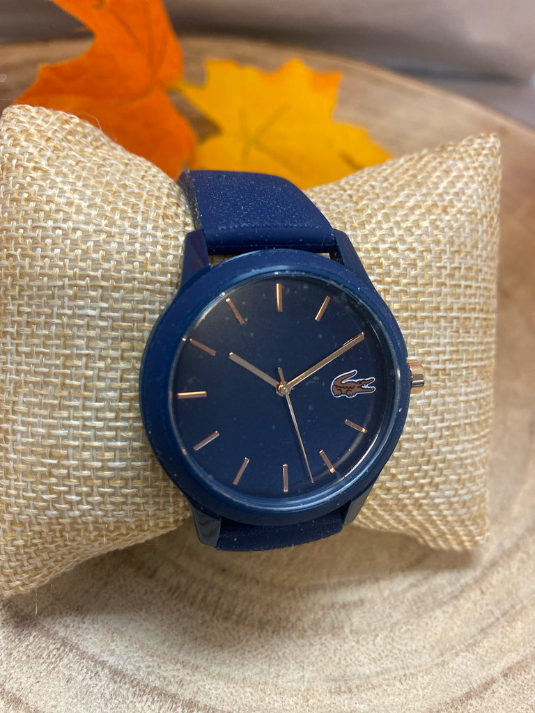 Navy Lacoste Watch