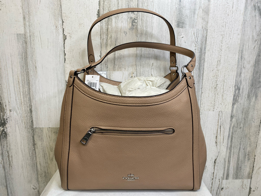 Coach Taupe Designer Handbag