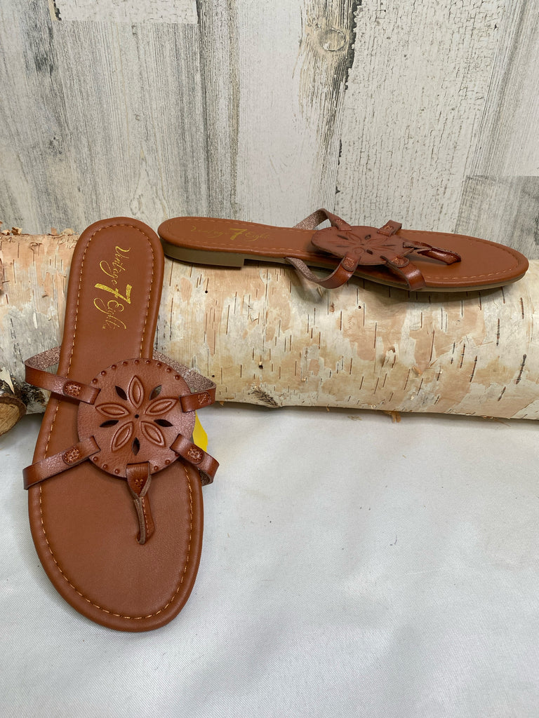 Size 8.5 Brown Sandals