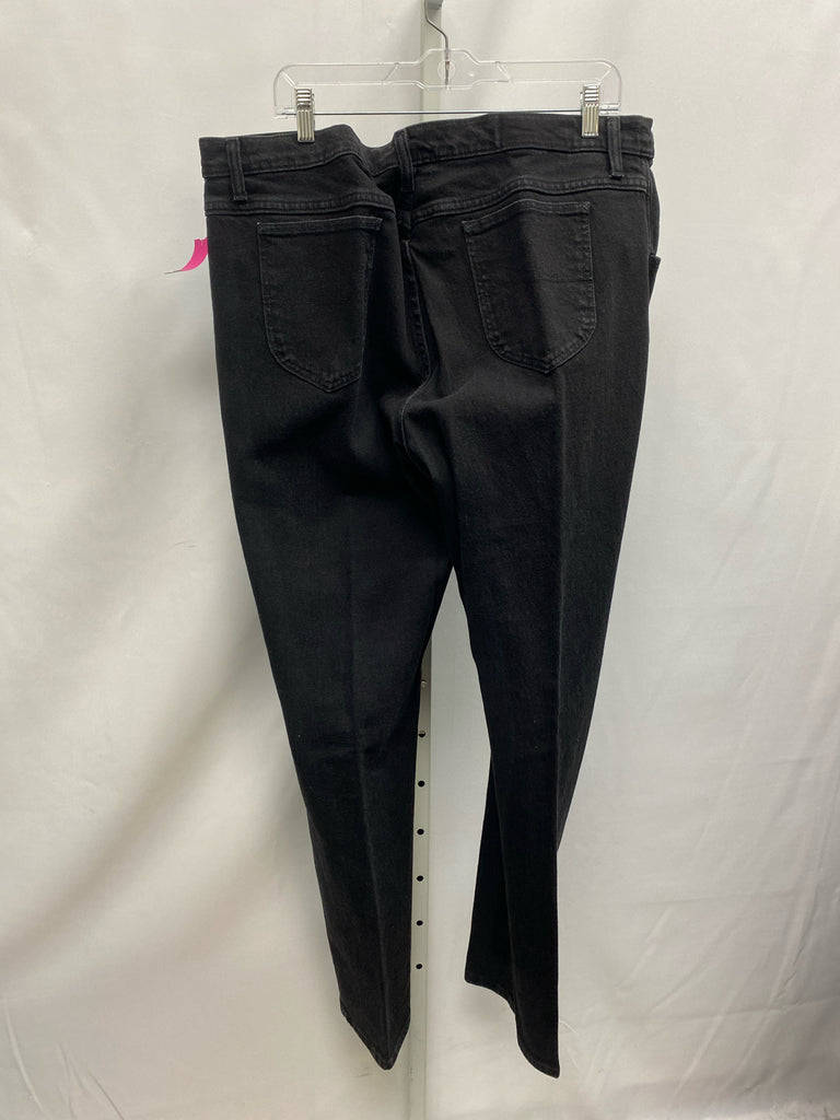 Lee Size 20W Denim/Black Jeans