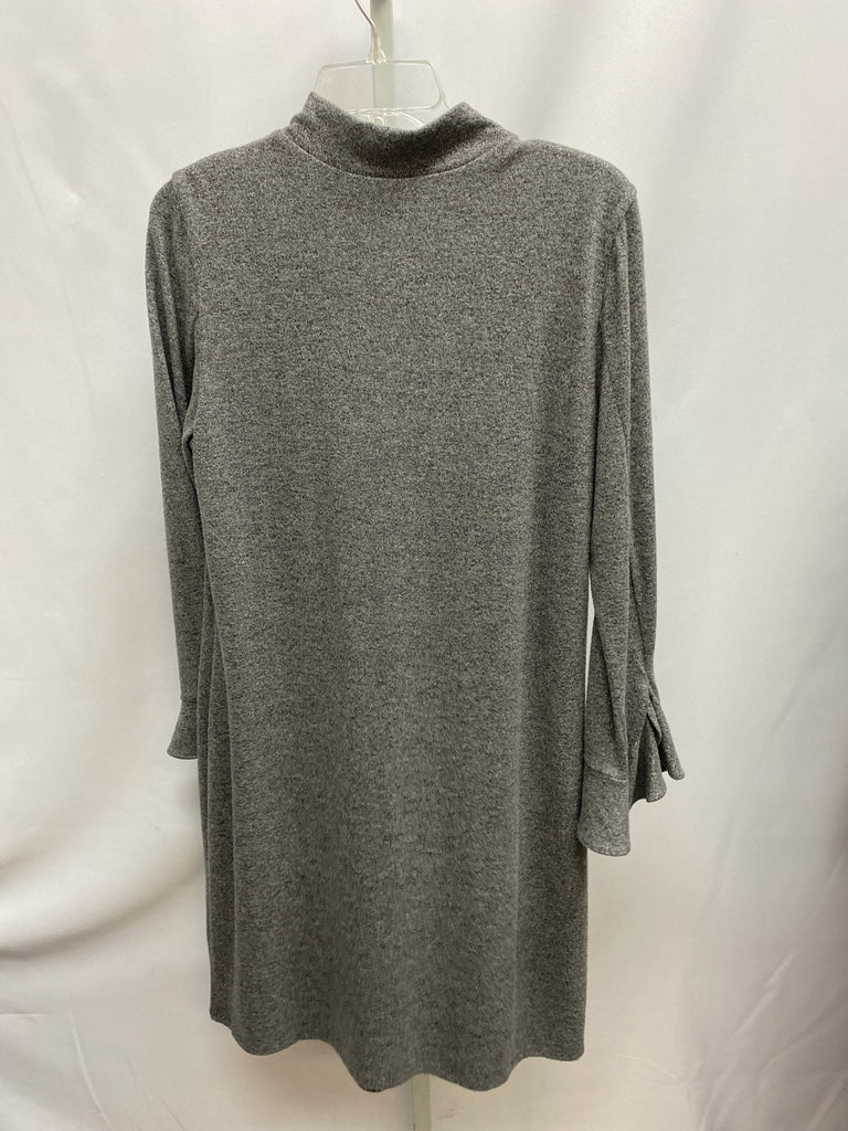 Size Large WHBM Gray Spkle Long Sleeve Dress