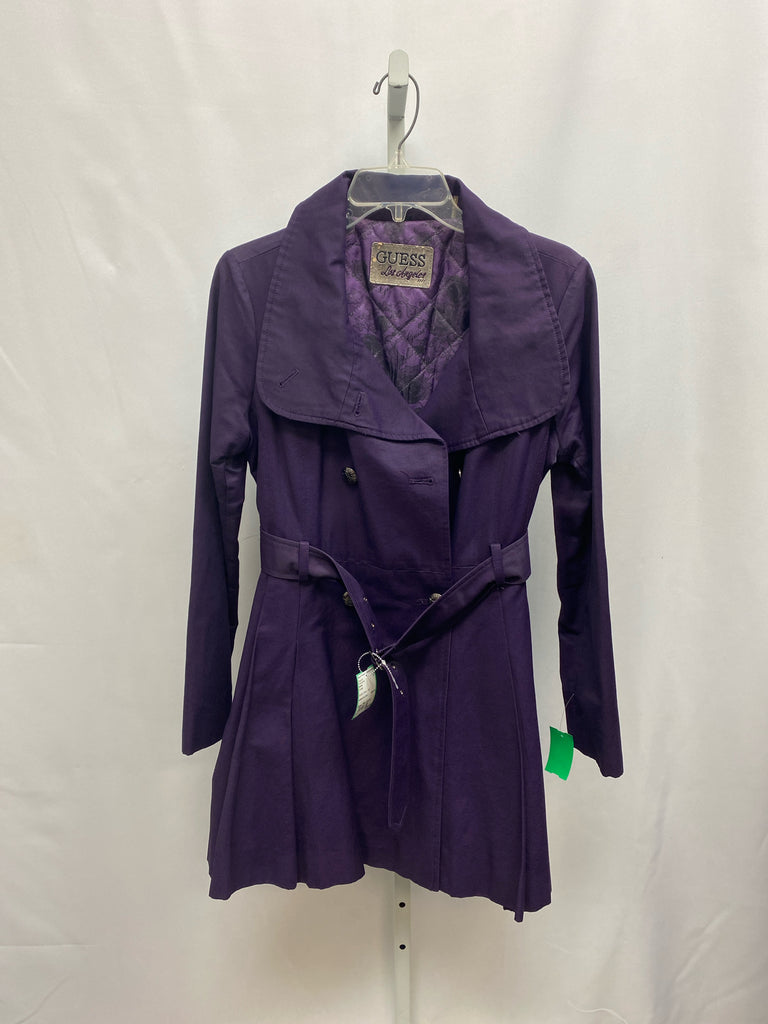 Size Medium Guess Purple Trenchcoat