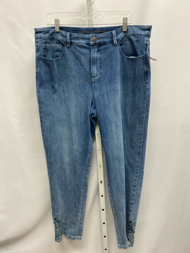 Soft Surroundings Size XLarge Denim Jeans