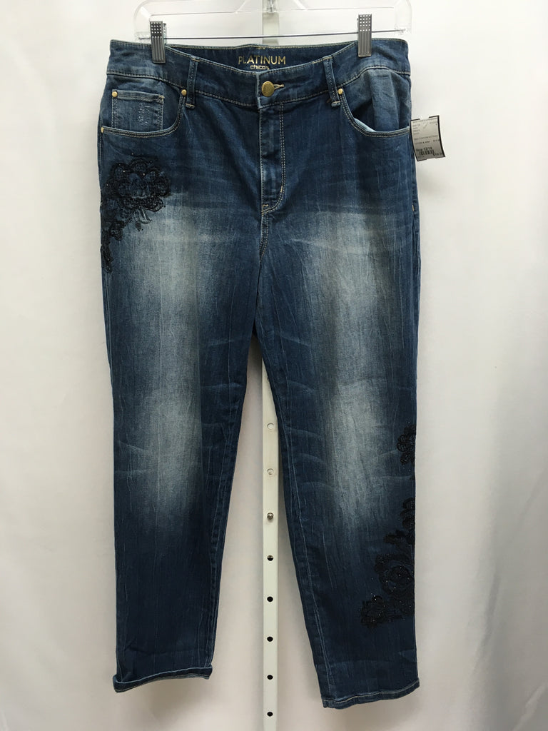Chico's Size 12/14 Denim Jeans
