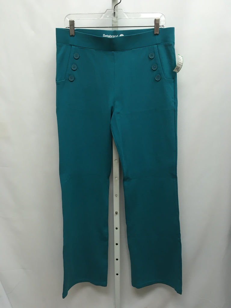 Betabrand Size Large Turquoise Pants
