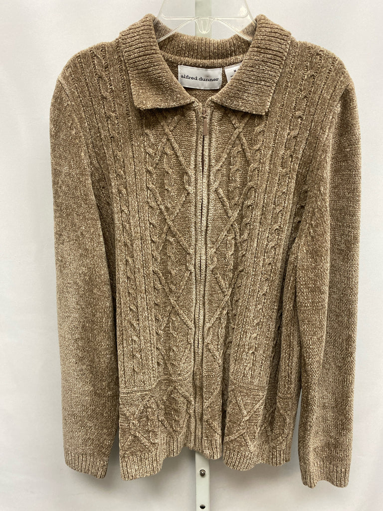 Alfred Dunner Size Medium Taupe Cardigan