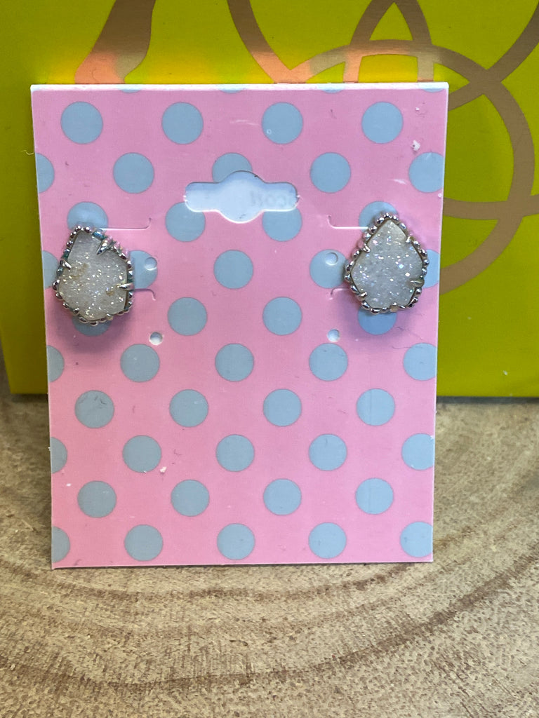 Kendra Scott White Earrings