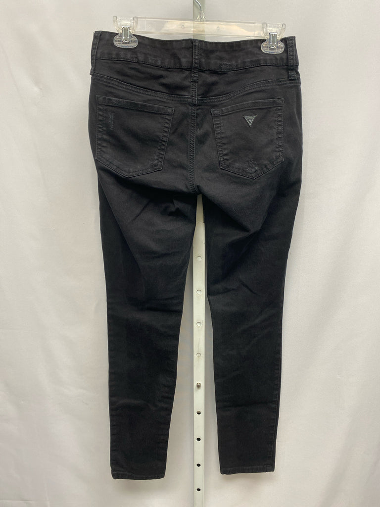 Guess Size 28 (6) Black Denim Pants