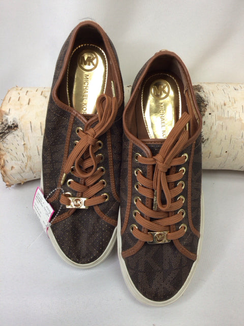 Michael Kors Size 9.5 Brown Designer Shoe