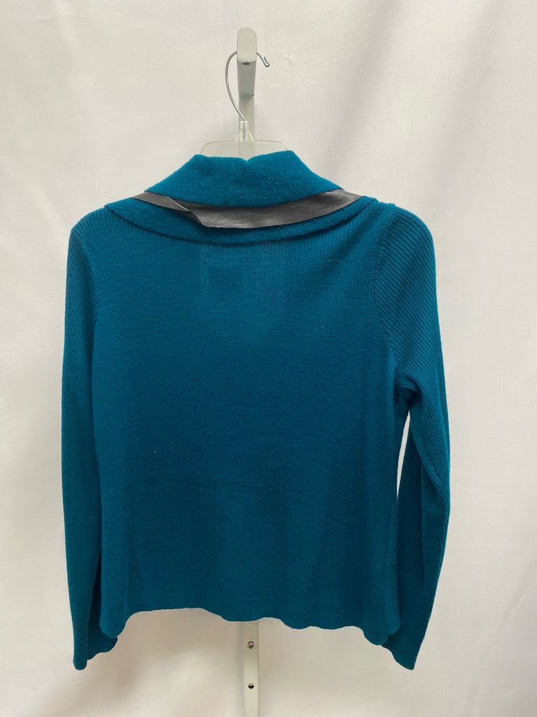 Alfani Size Medium Teal Cardigan