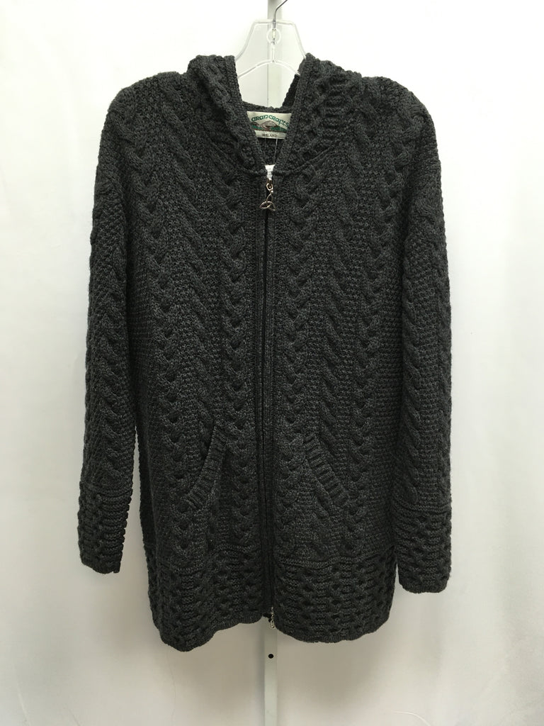 aran crafts Size XL Gray Cardigan