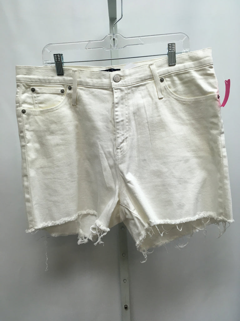 JCrew Size 12/14 White Denim Shorts