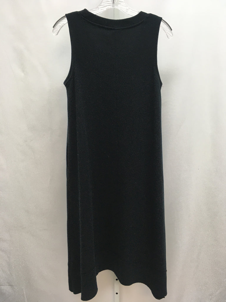 Size SP LOGO Black Sleeveless Dress