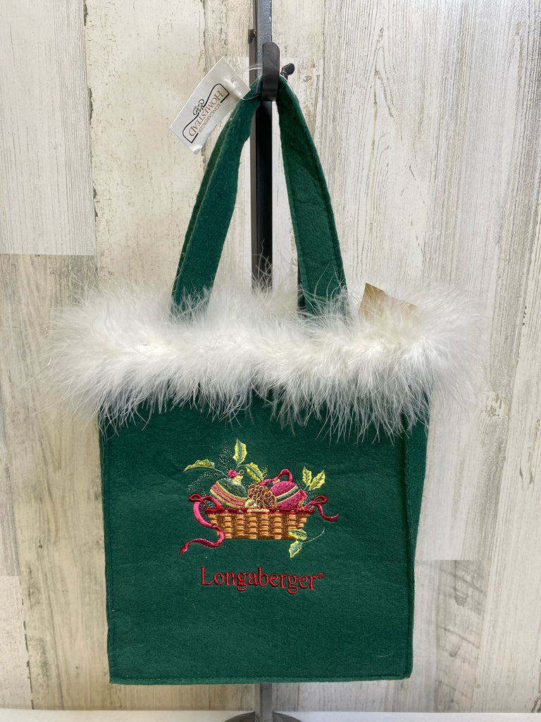 Longaberger Green Tote