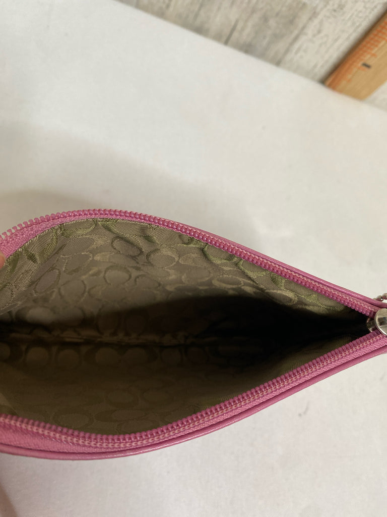 Coach Pink Designer Wristlet