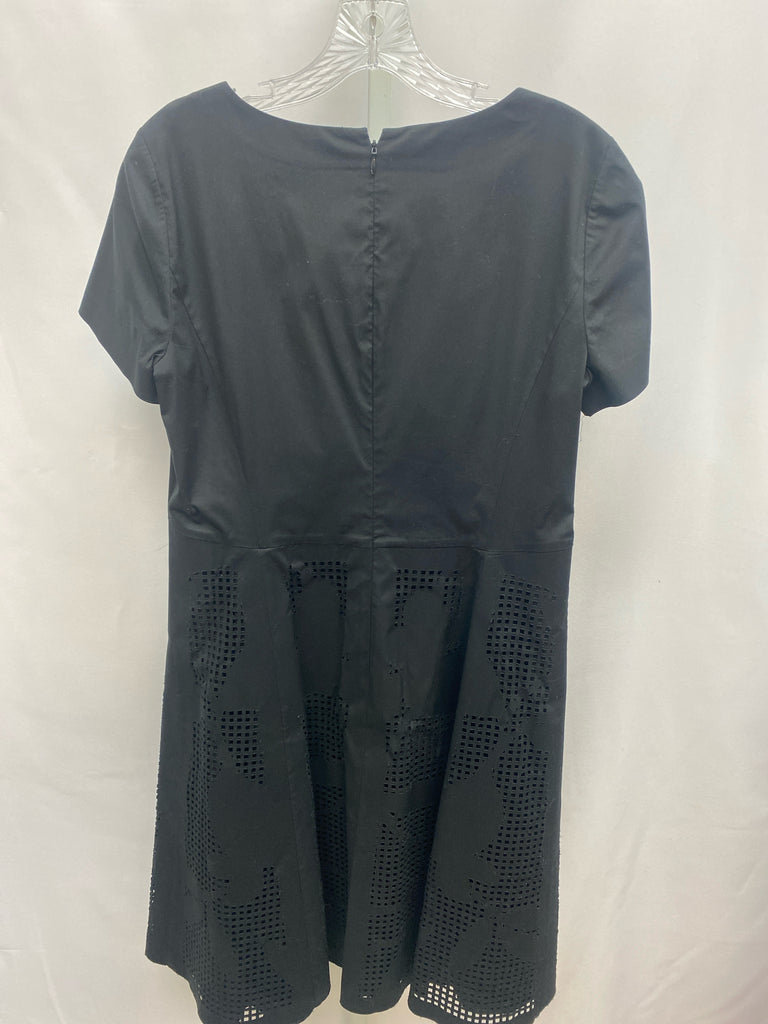 Size 10 Lafayette Black Short Sleeve Dress