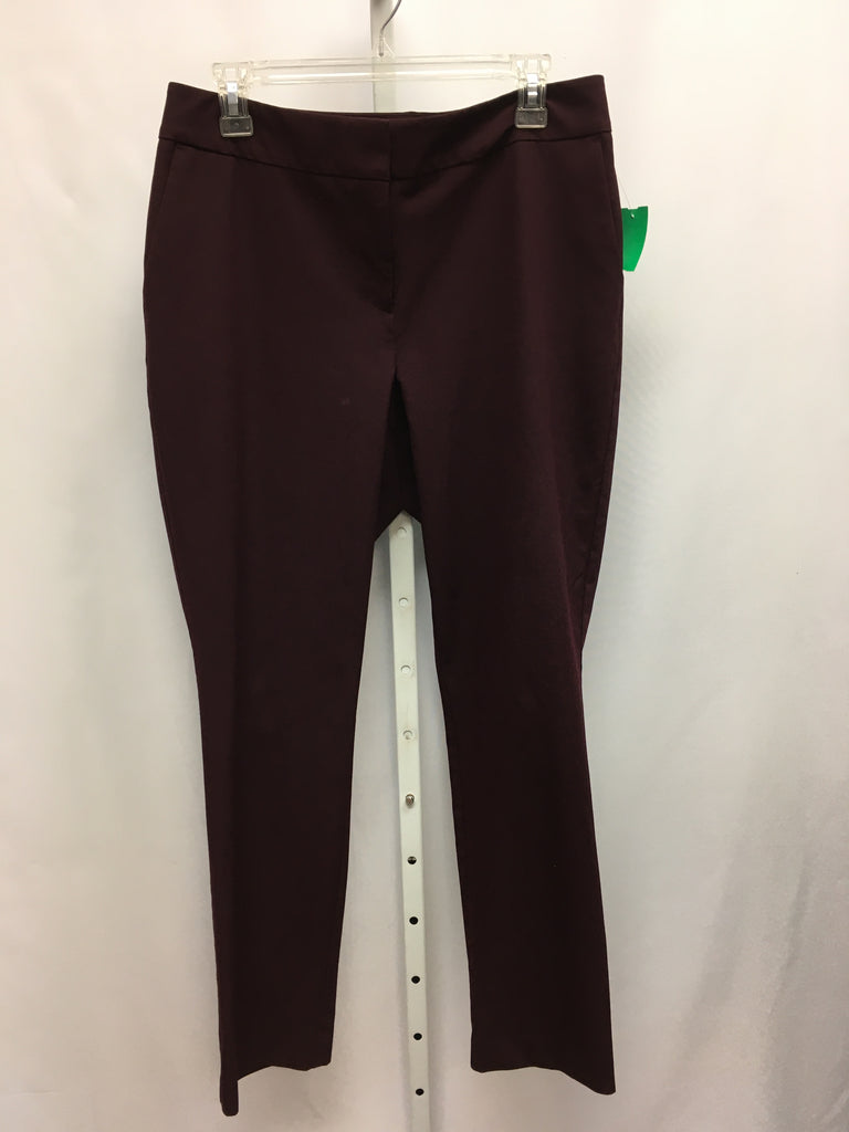 Ann Taylor Size 10 Burgundy Pants