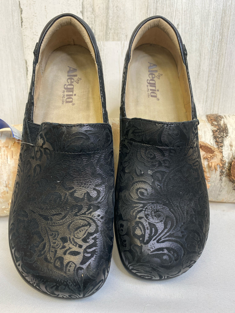 Alegria Size 42 (11.5) Black Loafers