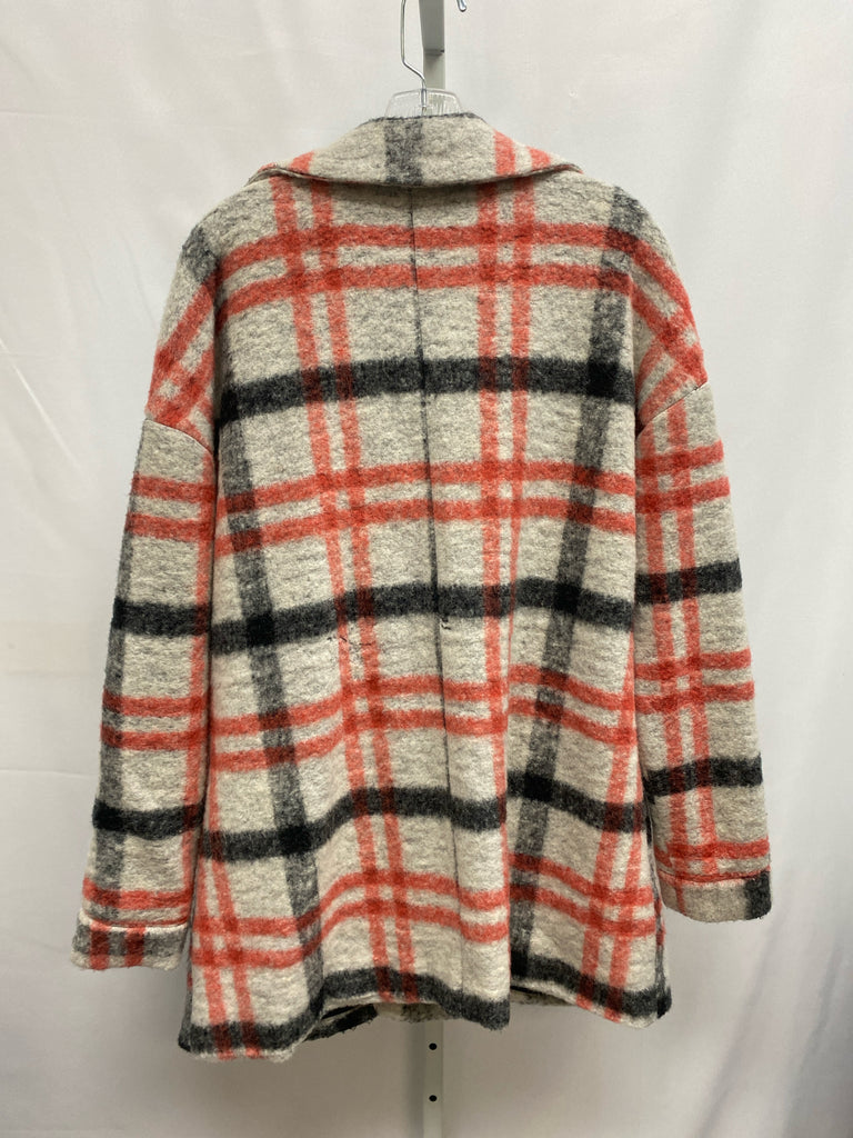 GREYLIN Size XL Gray Plaid Jacket/Outerwear