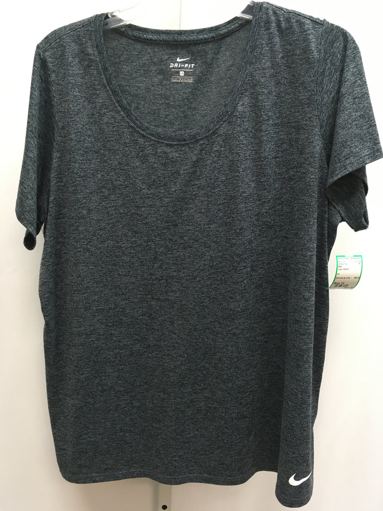 Nike Gray Heather Athletic Top