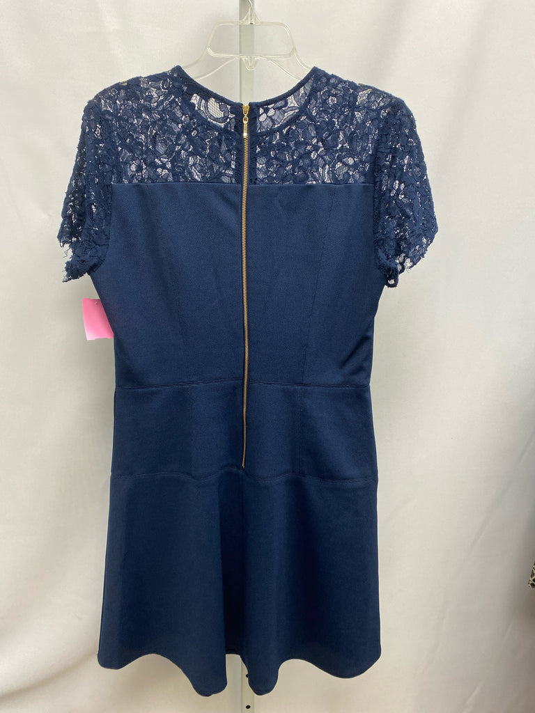 Size Large XOXO Navy Short Sleeve Dress