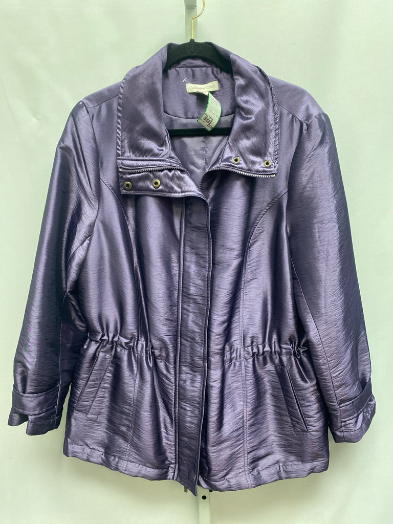 Coldwater Creek Size 14/16 Purple Jacket/Outerwear