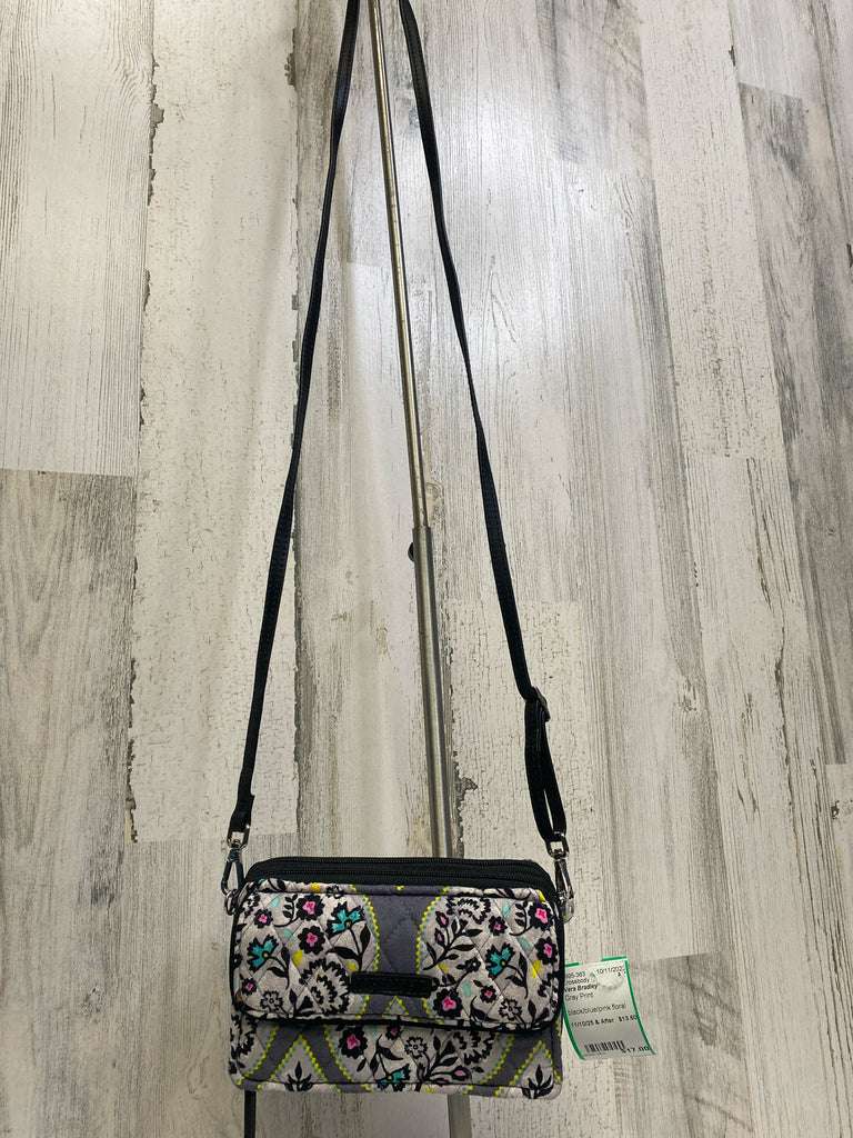 Vera Bradley Gray Print Crossbody