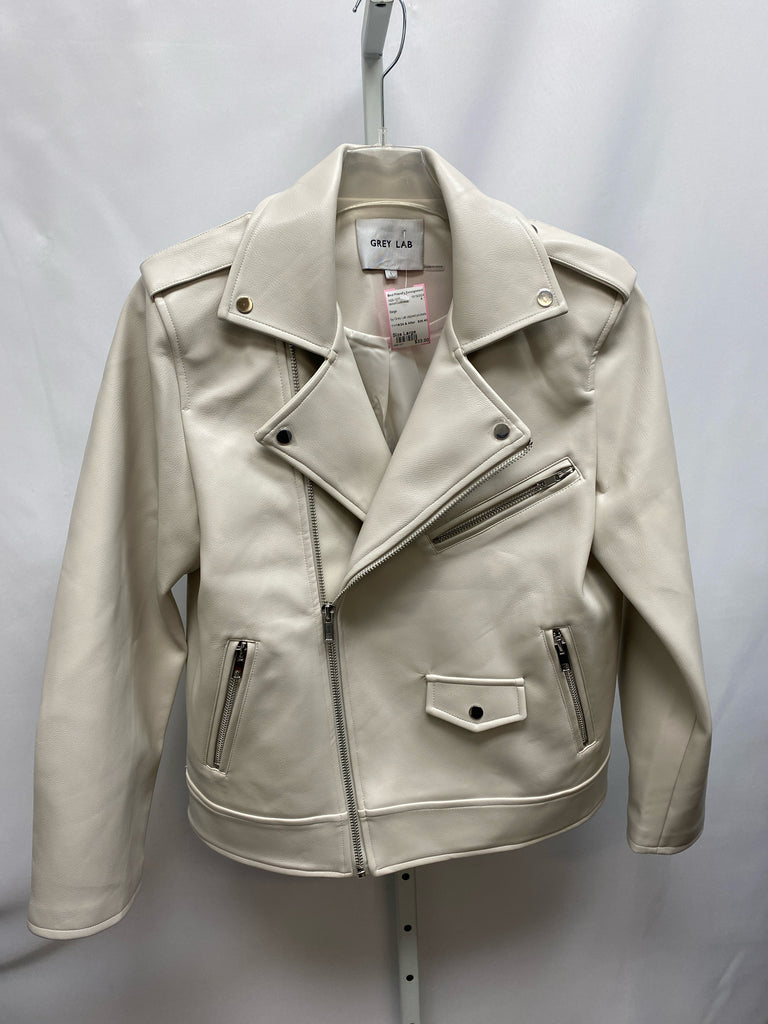 Size Large Beige Jacket/Outerwear