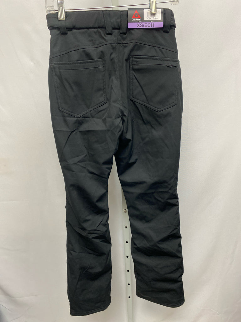 Size XS Gerry Black Snowpants