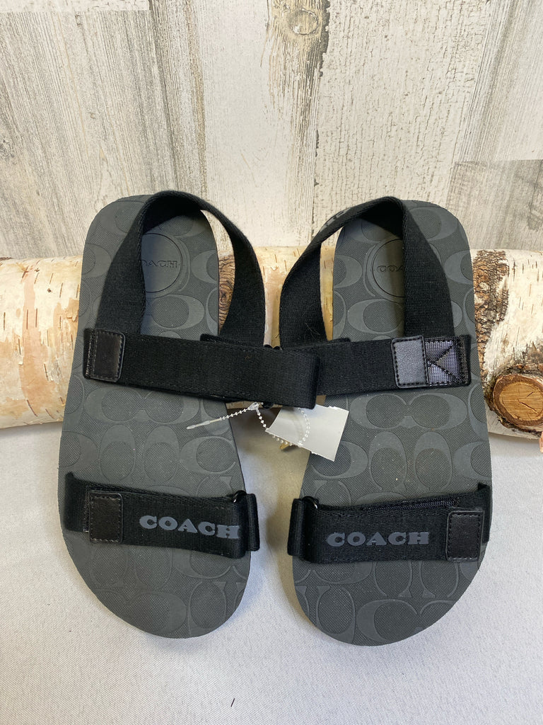 Coach Size 8/9 Black Designer Shoe