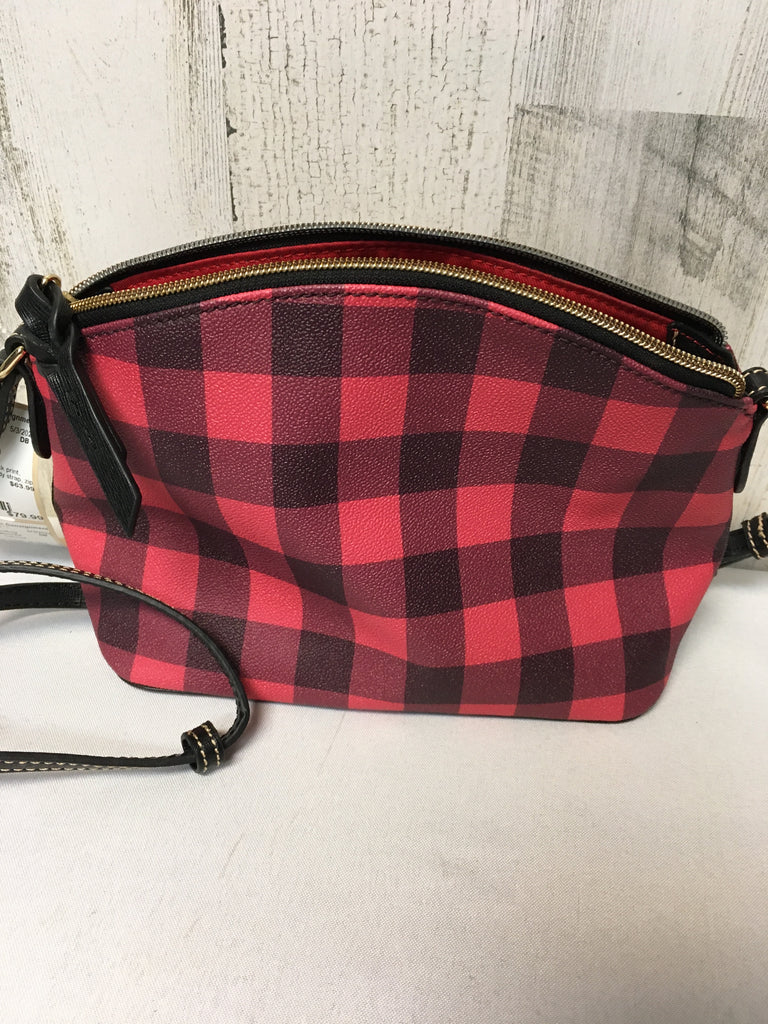 Dooney & Bourke Red Plaid Designer Handbag