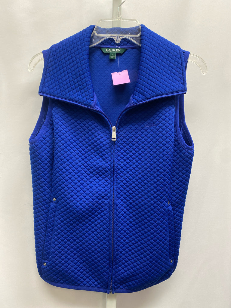 lauren Size Medium Blue Vest/Outerwear