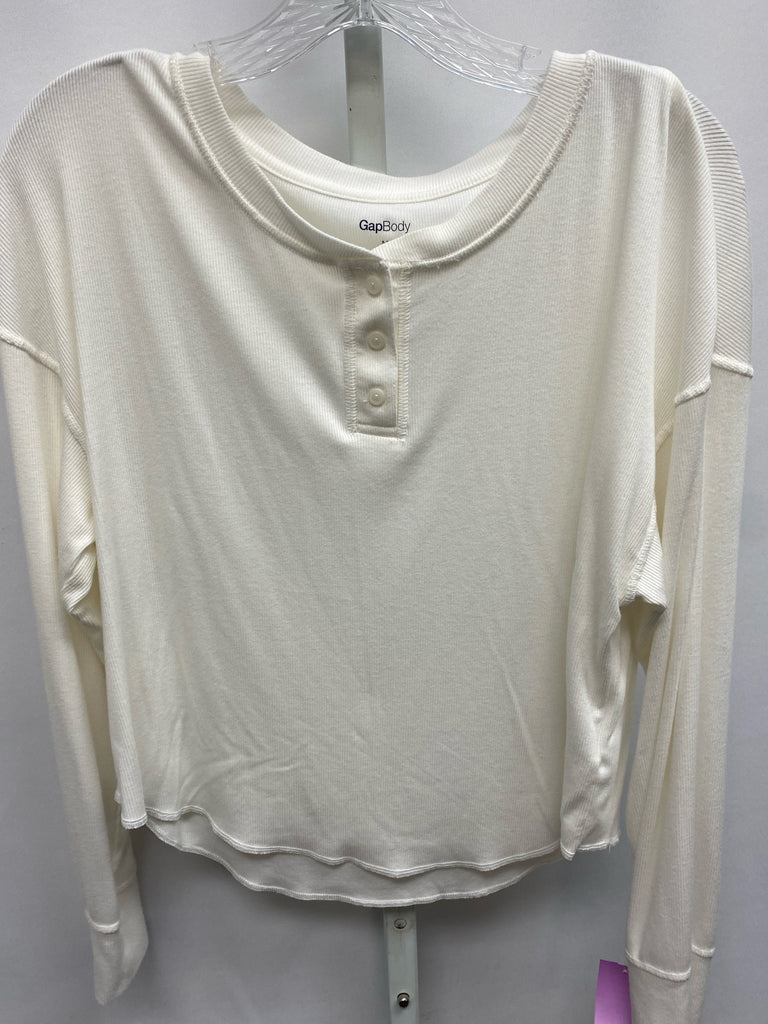 Gap Size Medium White Long Sleeve Top