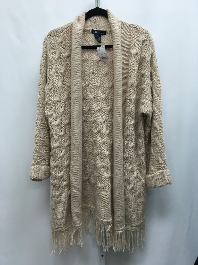 artisan Size XL Beige Cardigan