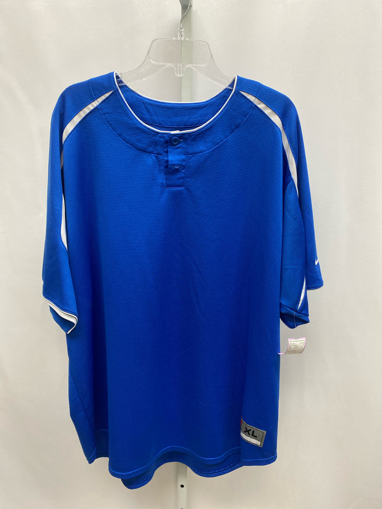 Nike Size XL Blue Short Sleeve Top