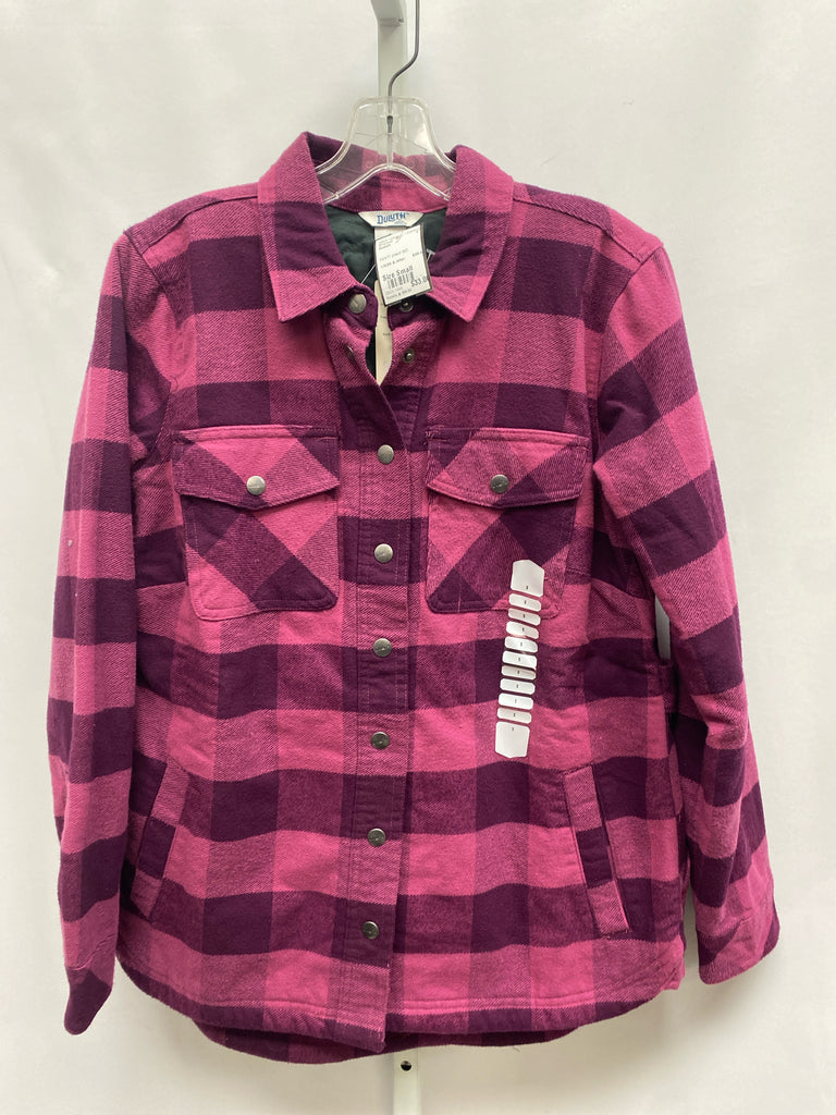 Duluth Size Small Pink/Purple Shacket