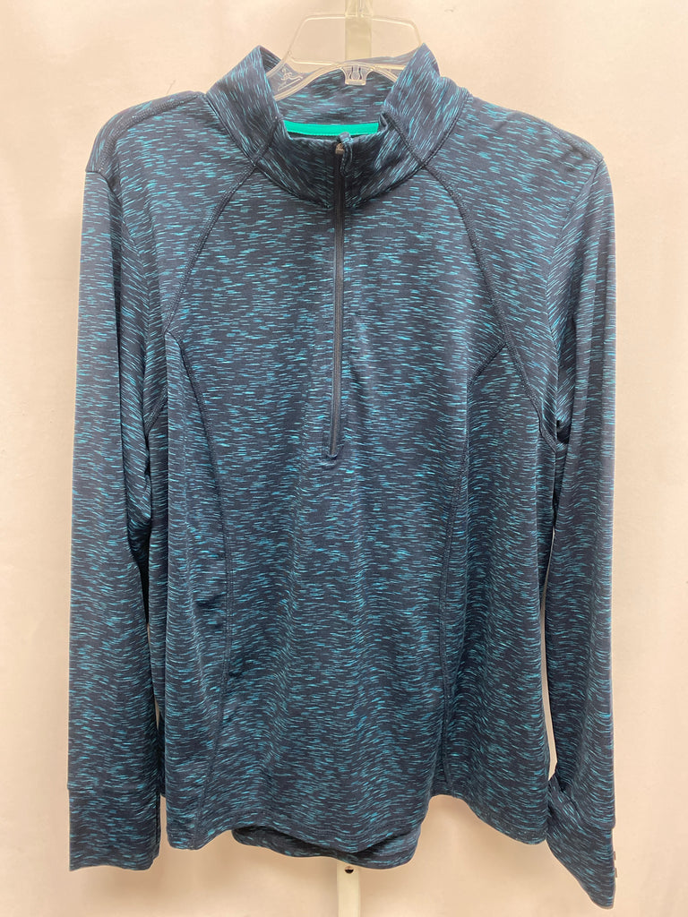 xersion Size 1X Blue/Teal Athletic Top