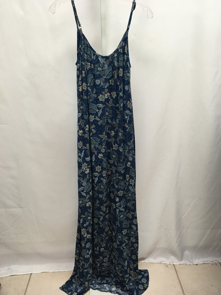 Size XS Blue Floral Maxi Dress