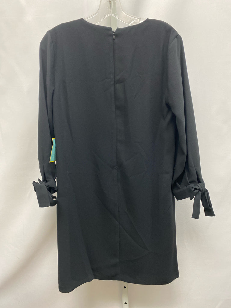 Size 4 CeCe Black Long Sleeve Dress