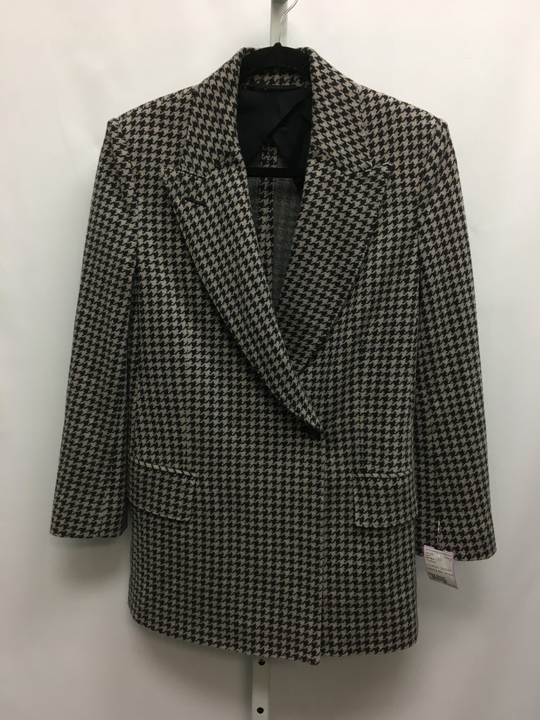 Max Mara Size Small Gray/Black Blazer
