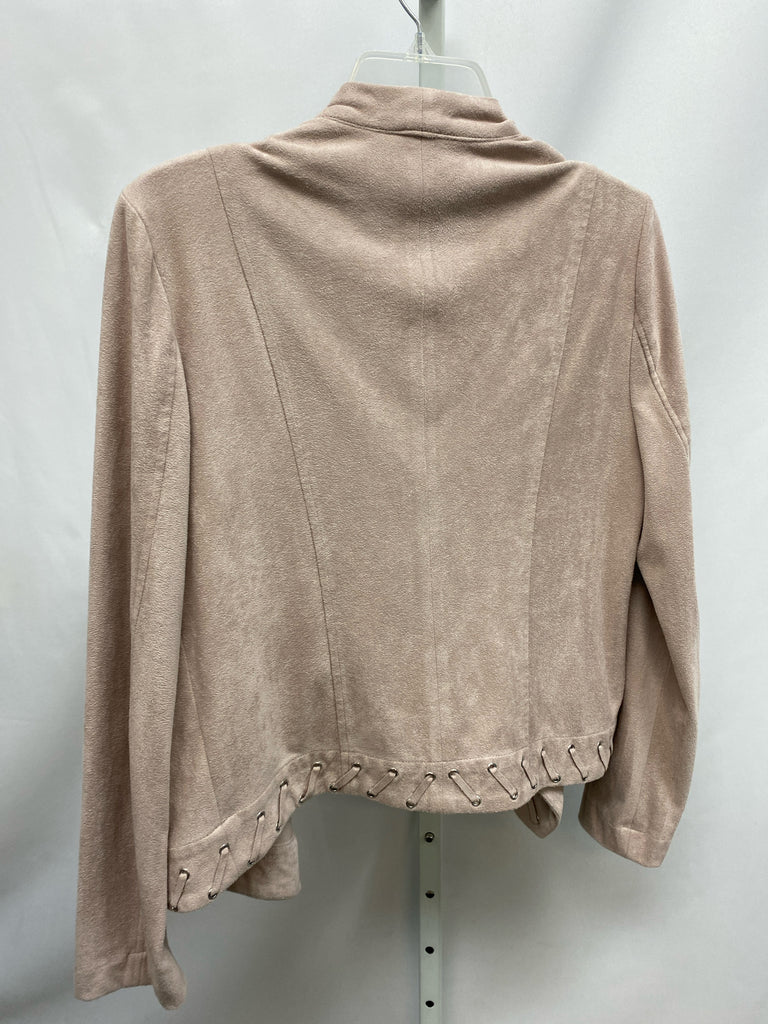 BB Dakota Size Medium Taupe Jacket/Top