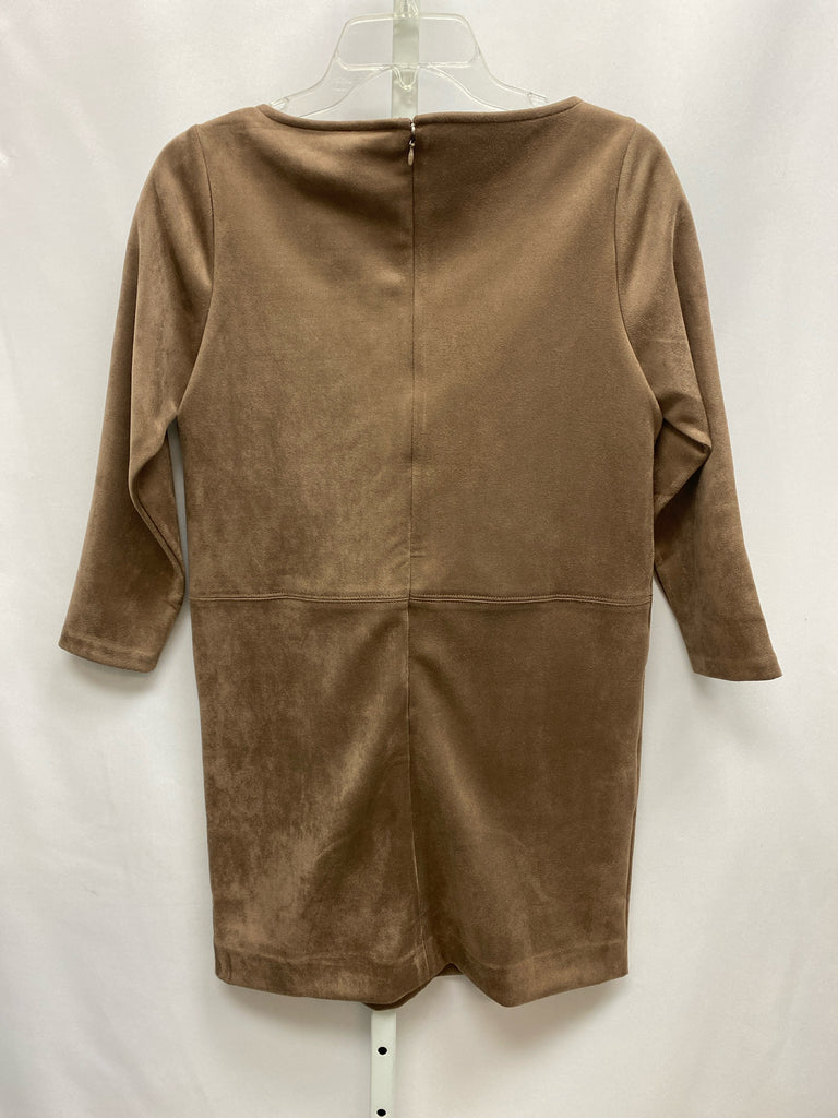 Ann Taylor Size 6P Brown 3/4 Sleeve Dress