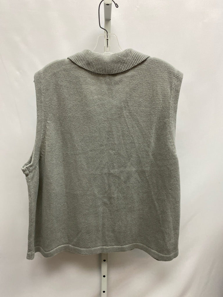 Bechamel Size 2X Gray Vest/Top