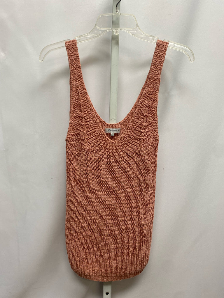 madewell Size XS Peach Sleeveless Sweater