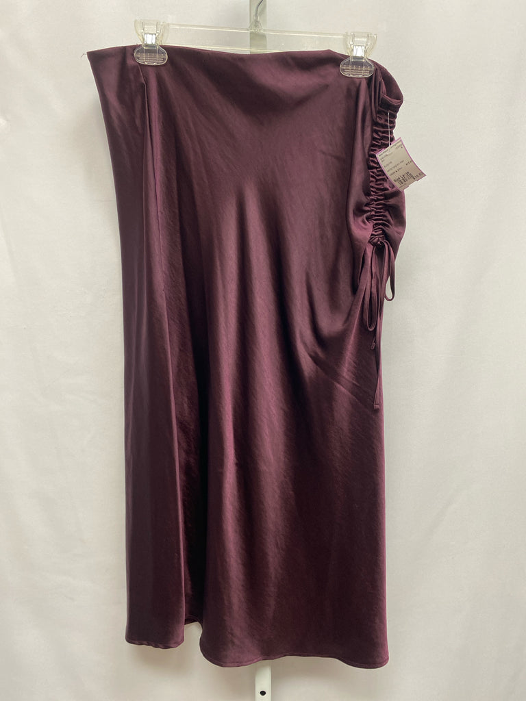 Size Large Burgundy Skirt