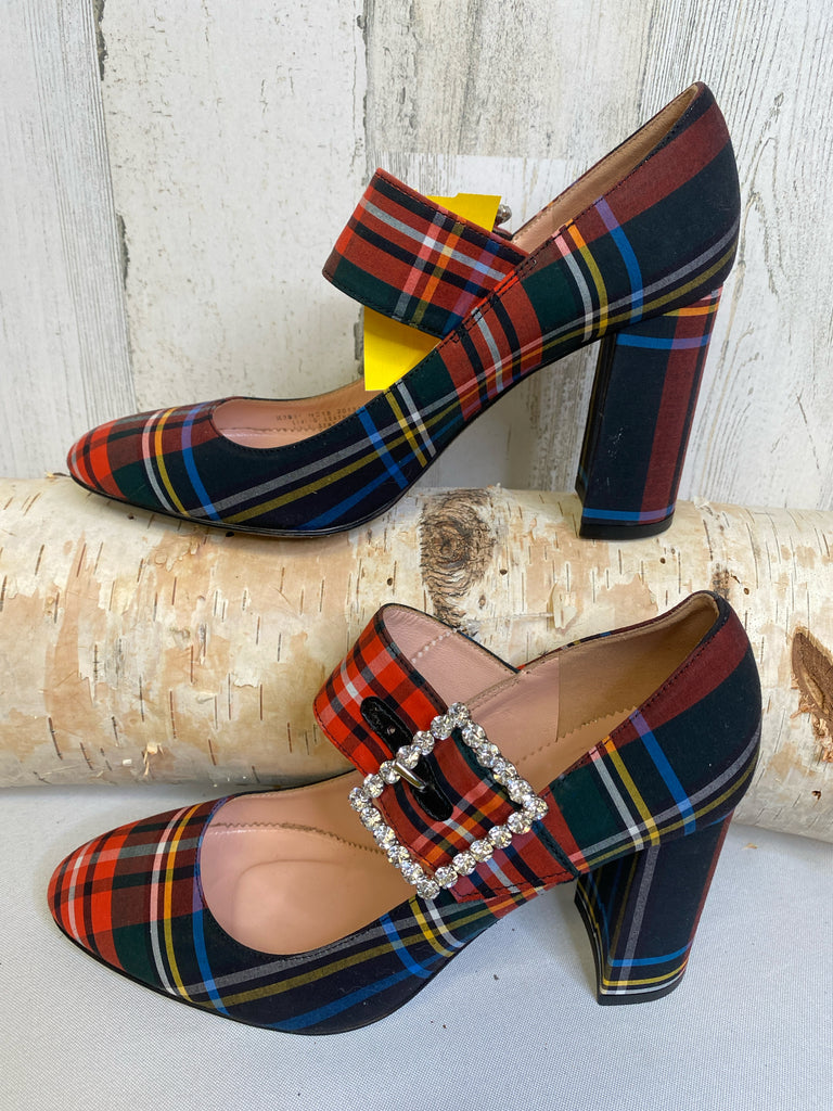 J.Crew Size 9.5 Plaid Heels