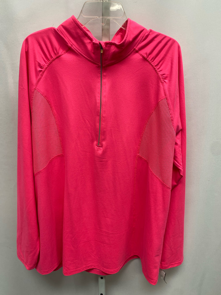 Fruit of the Loom Size 2X Hot Pink Athletic Top